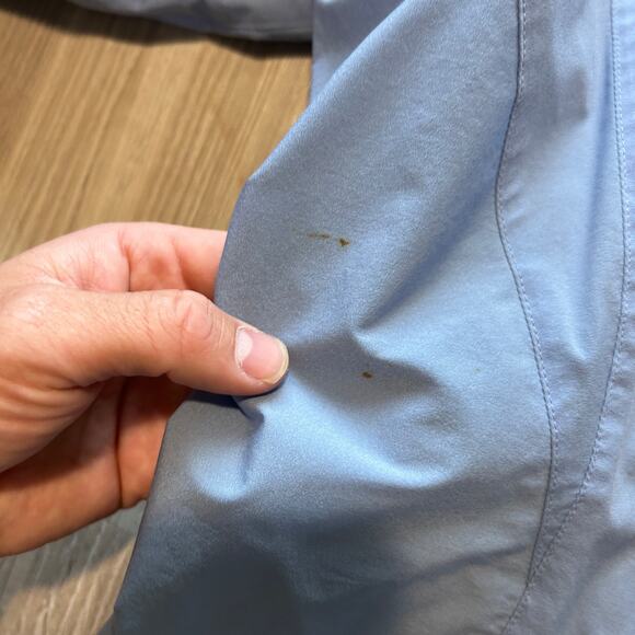 Women’s Vintage Patagonia Icicle Blue Stretch Velocity Shell Jacket Sz Medium - Picture 4 of 9